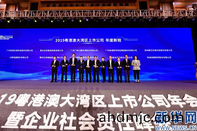廣(guang)電計量榮穫“2019粵港澳(ao)大灣區上市公司年(nian)度新銳獎(jiang)”