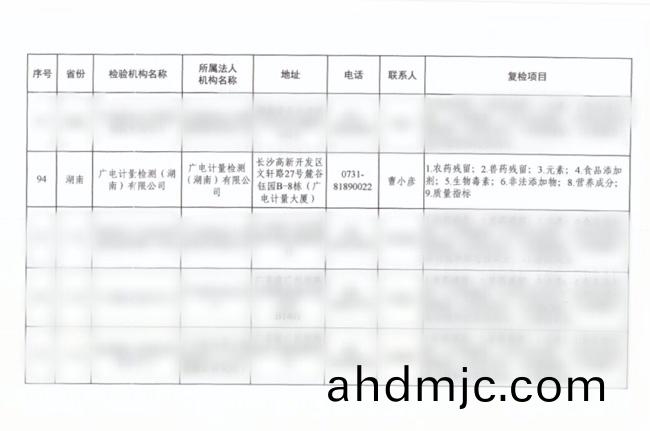 湖南廣電計量首(shou)次(ci)入圍食品復檢機構名錄(lu) 疫情期間積極履職