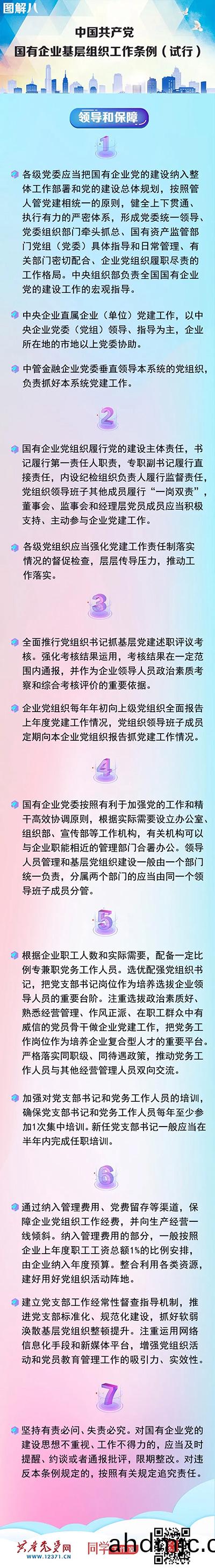 快收藏(cang)！《中國共産黨國有企業(ye)基層組織工作條例(li)（試行）》圖解